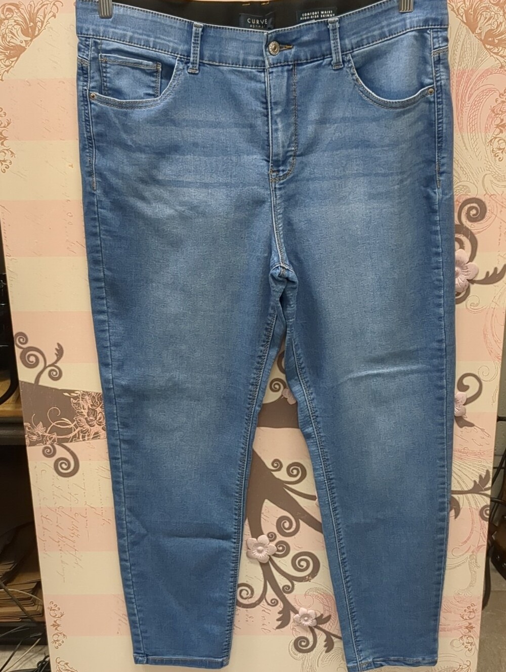 Light Blue Womens Stretch Jeans
